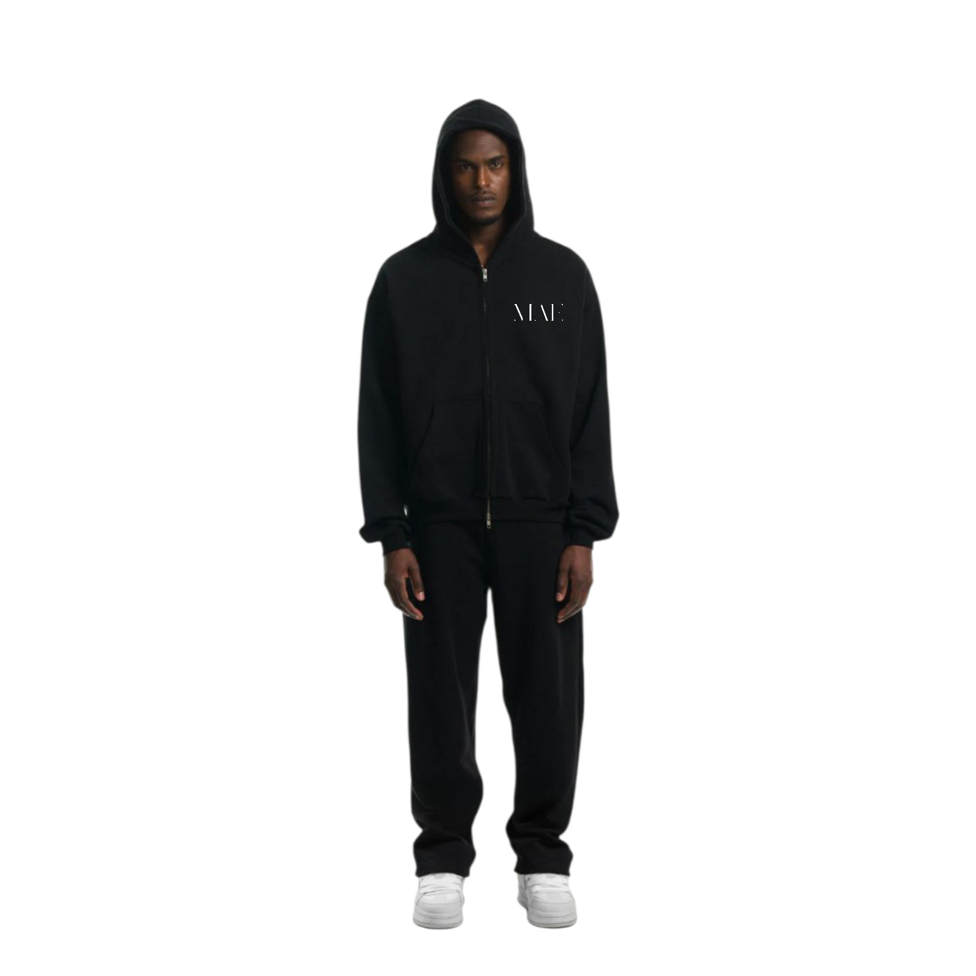 Maecloth Stonewashed Tracksuit Black